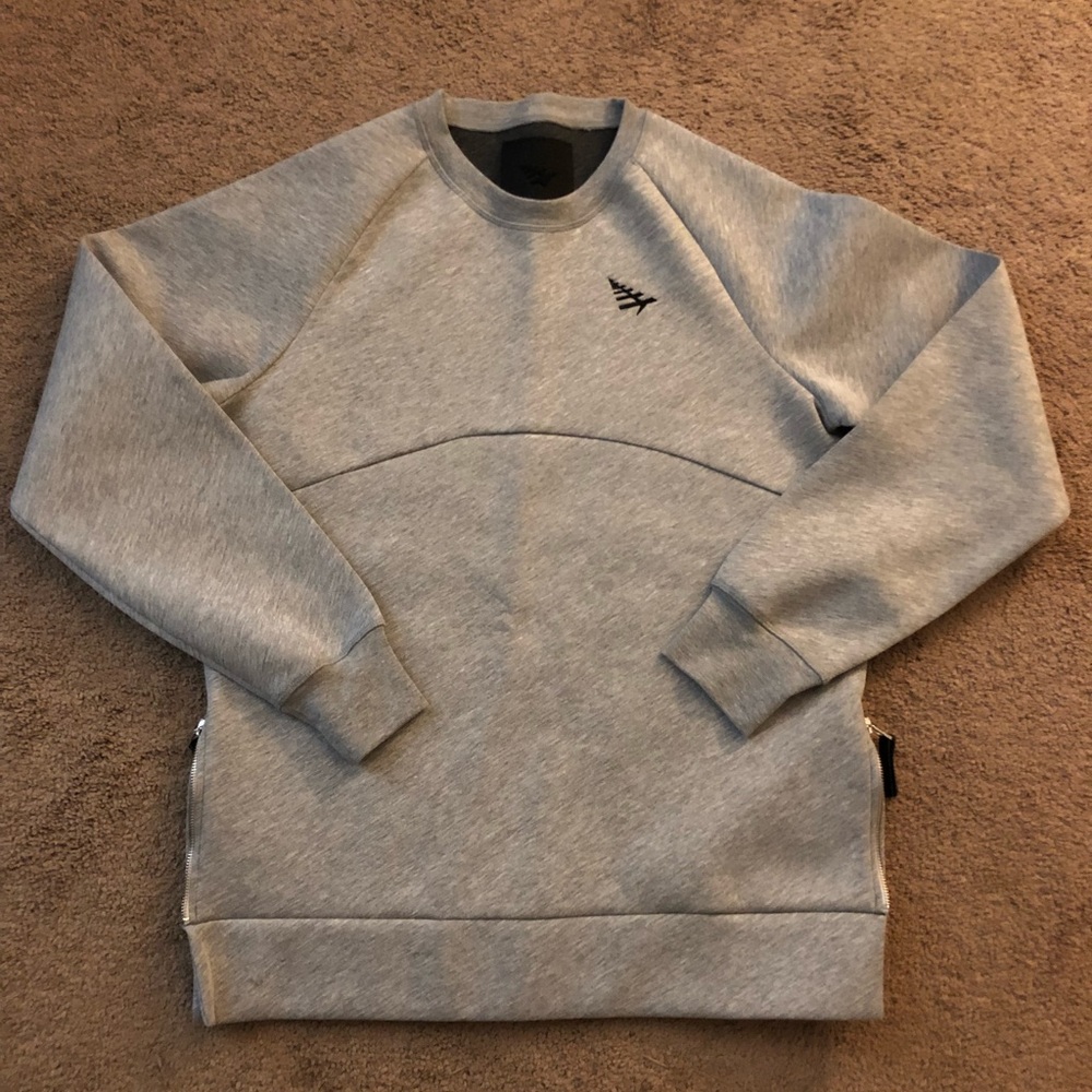 Grey Jay Z ROCNATION crewneck sweater